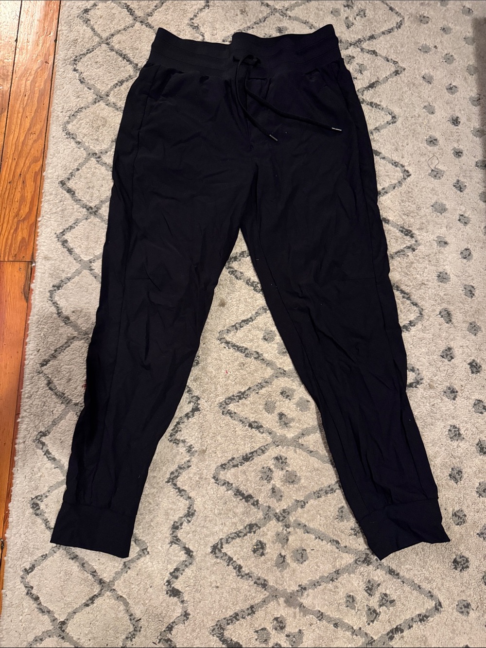 CRZ YOGA Black Women's Drawstring Jogger Pants